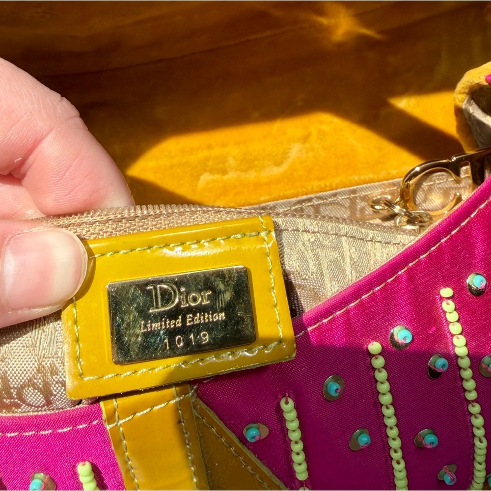 Vintage Christian Dior FW02 Pom Pom Saddle Bag — runway limited edition - Picture 11 of 12
